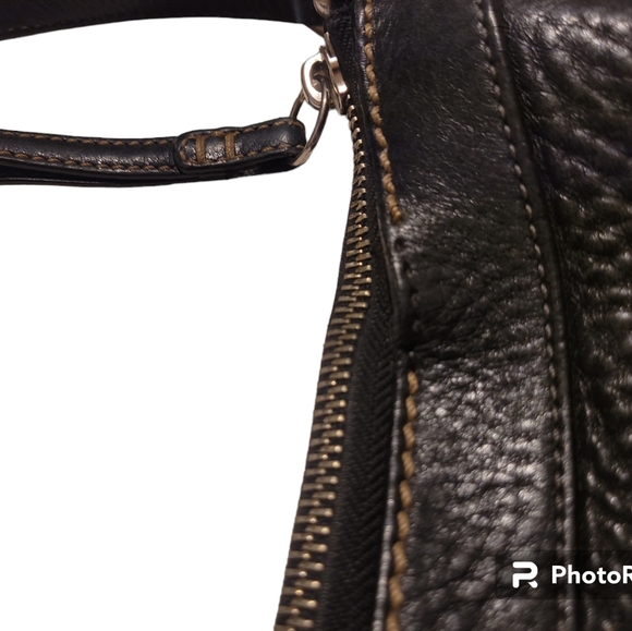 Coach Madison Black Pebble E0882-F12321 Leather Shoulder Crossbody Bag - Picture 11 of 13